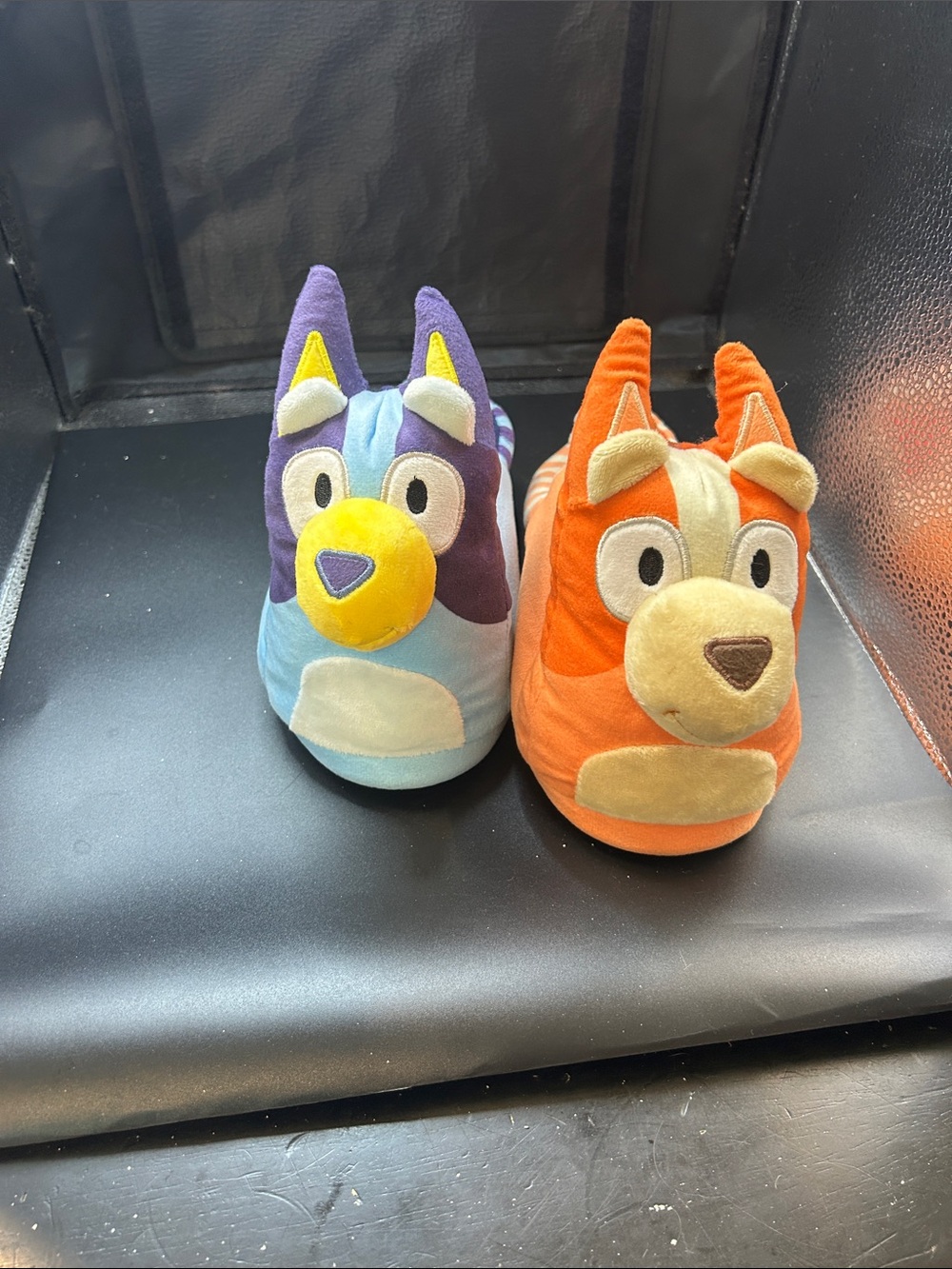 Blue & Orange Plush Puppy Pair - Soft Kids Stuffed Animals